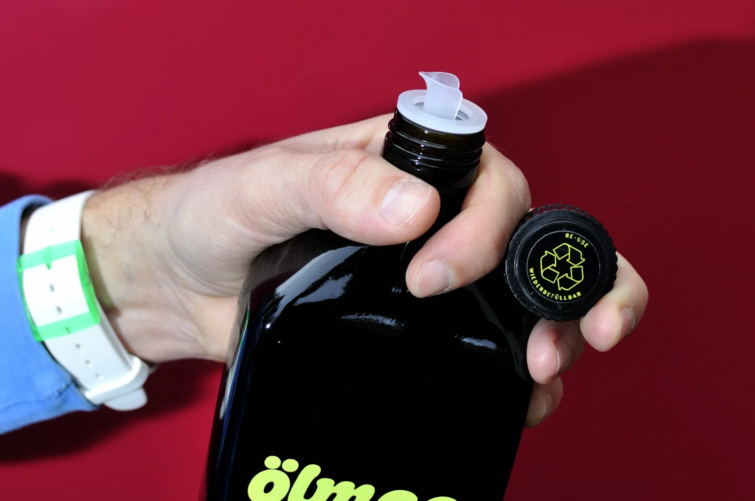 Ölmaa Braunglasflasche – <br/>praktisch & nachfüllbar