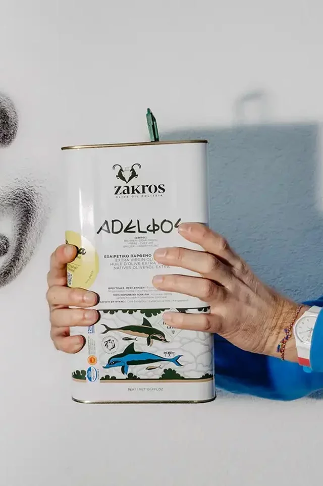 Zakros Kooperative<br />Sitia, Kreta, Griechenland<br />3 Liter Metallkanister